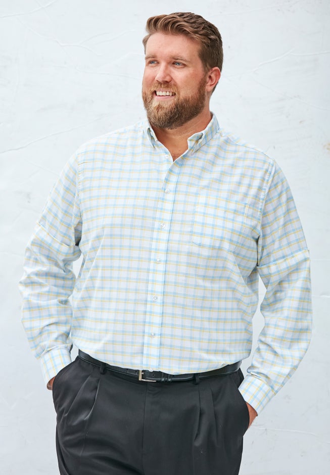 Long-Sleeve Wrinkle-Free Everyday Oxford image number 1