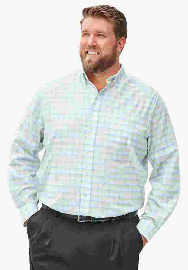 Wrinkle-Free Oxford Dress Shirt image number 3