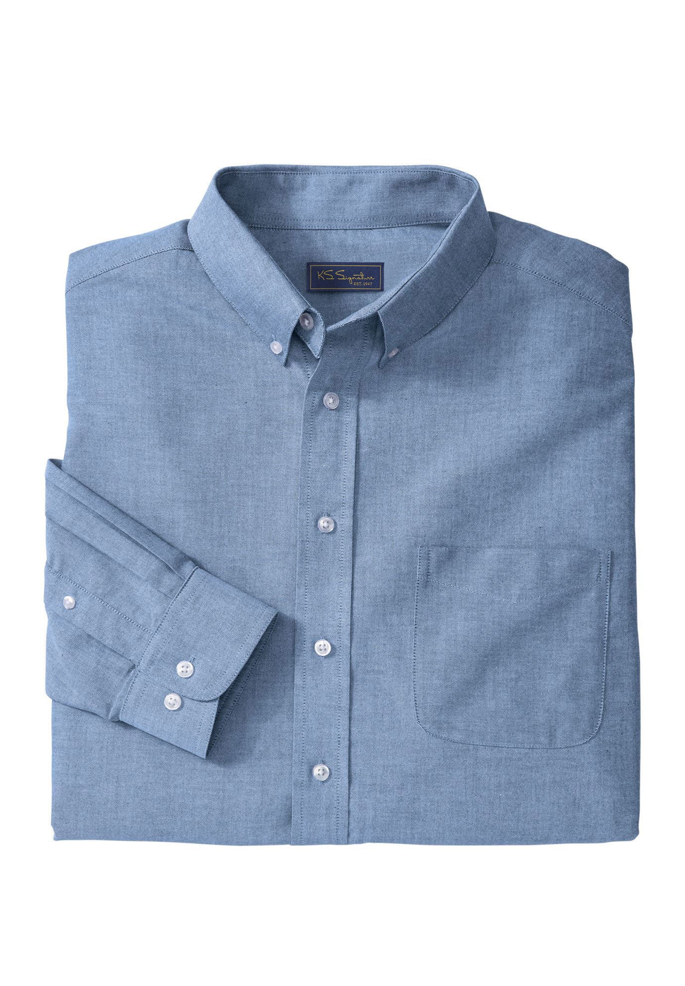 Long-Sleeve Wrinkle-Free Everyday Oxford image number 0