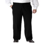 KS Signature No Hassle Classic Fit Expandable Waist Plain Front Dress Pants image number null