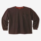 Heavyweight Crewneck Long-Sleeve Pocket T-Shirt image number null