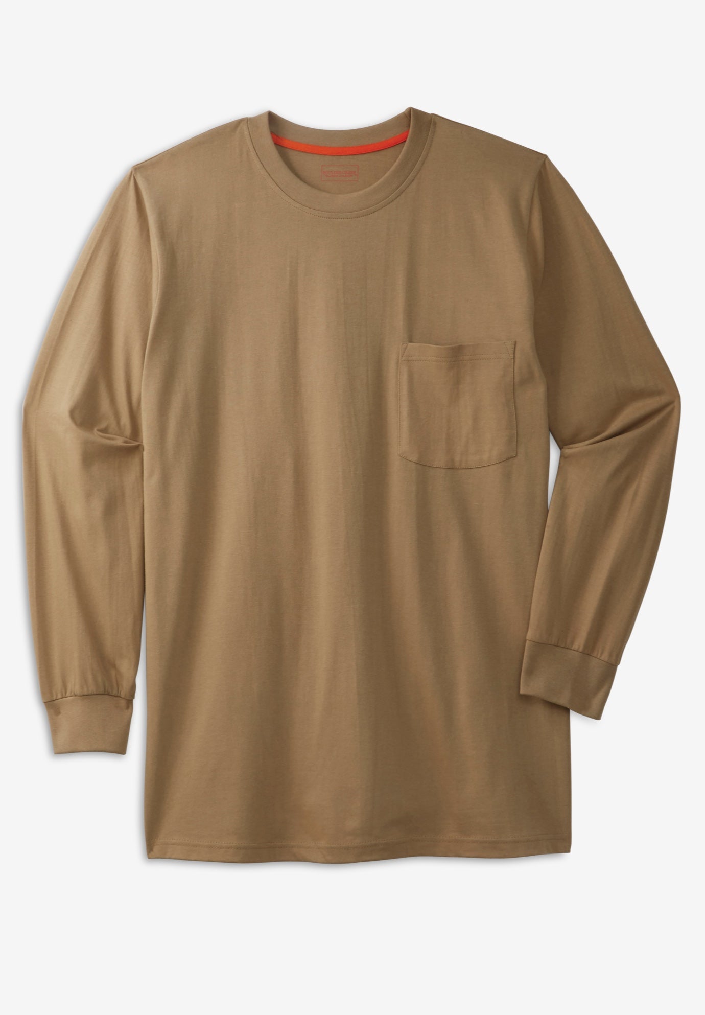 Heavyweight Crewneck Long-Sleeve Pocket T-Shirt image number 0
