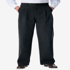 Wrinkle-Free Double-Pleat Pant with Side-Elastic Waist image number null