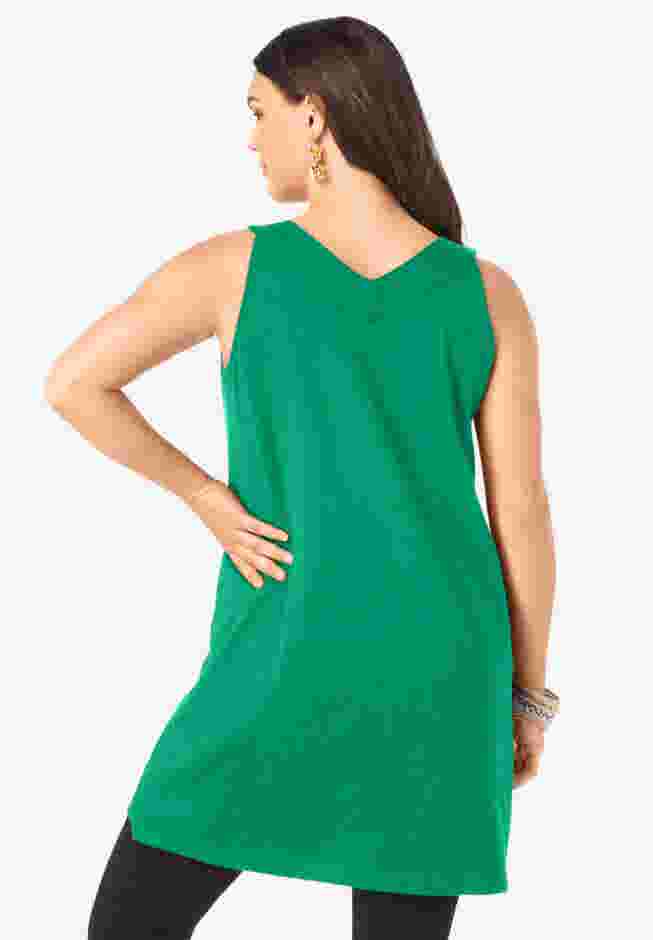 Ultimate Pleated Tunic Tank image number 1