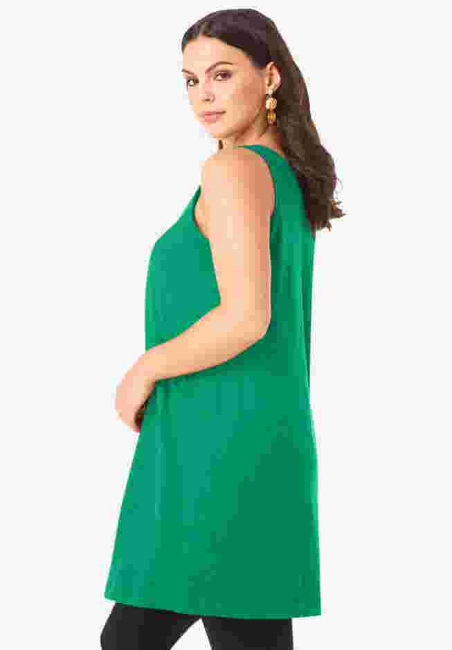 Ultimate Pleated Tunic Tank image number 2