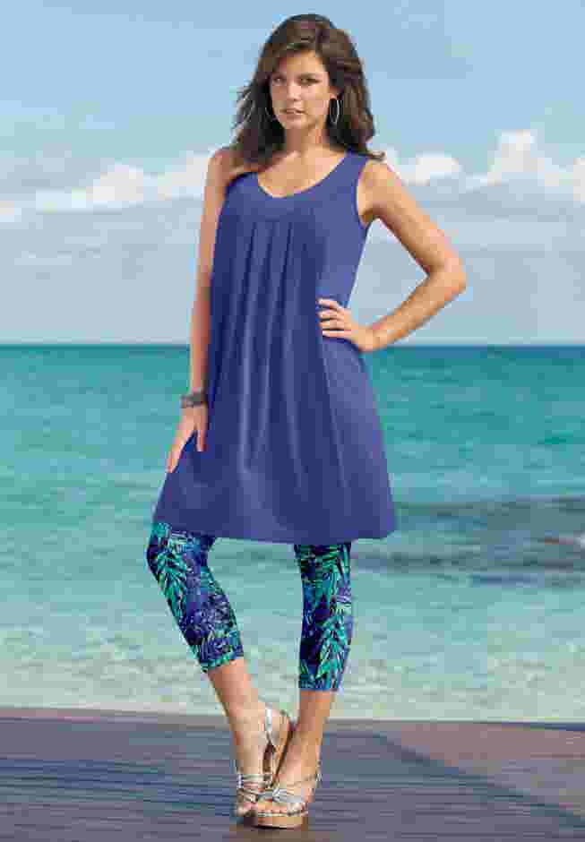 Ultimate Pleated Tunic Tank image number 3
