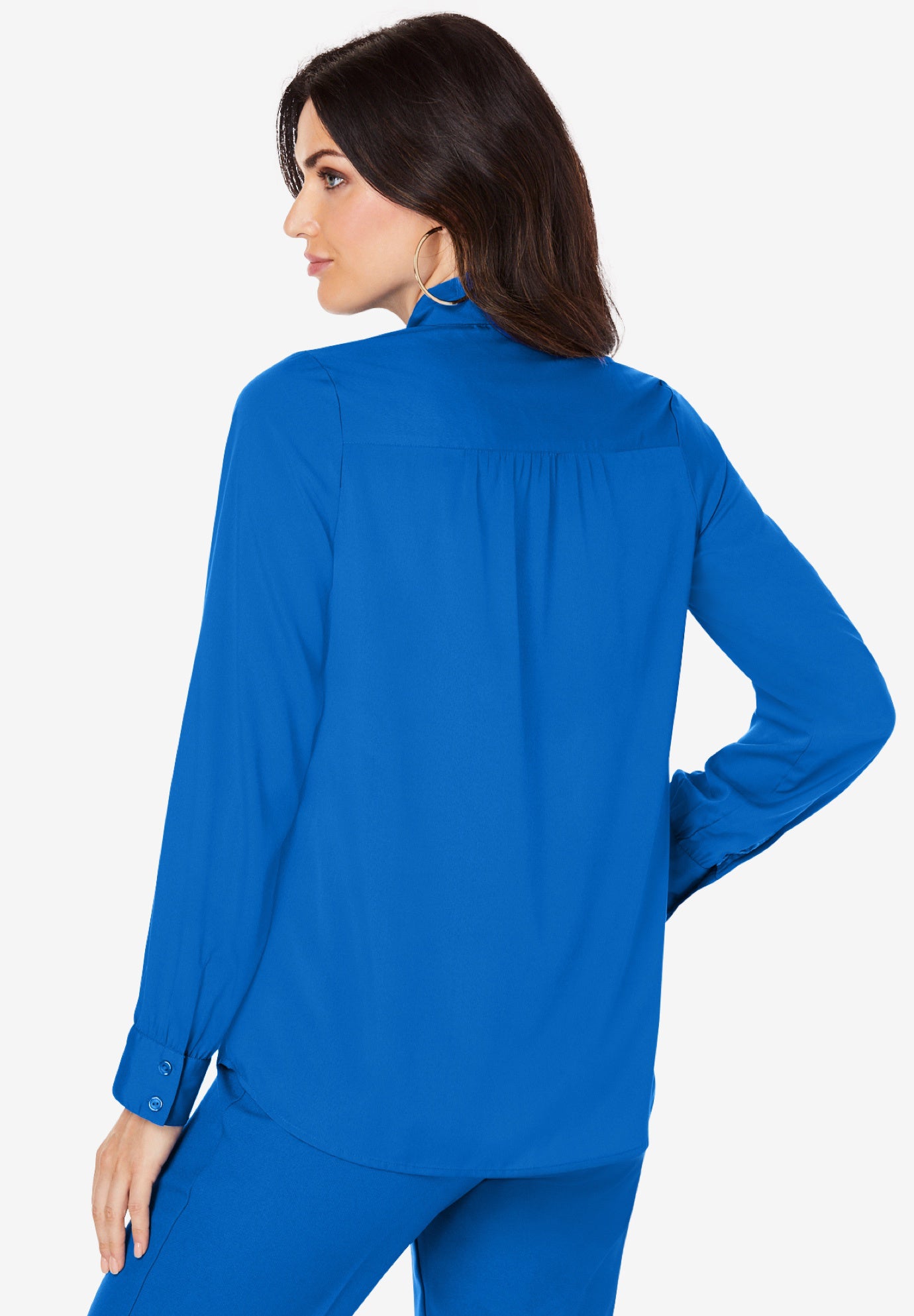 Long Sleeve Bow Blouse image number 1