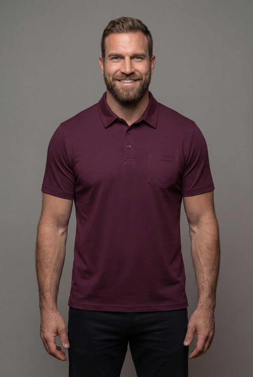 Heavyweight Jersey Polo Shirt image number 2
