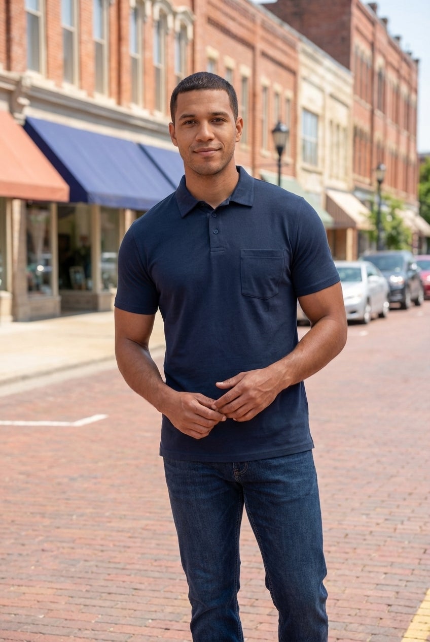 Heavyweight Jersey Polo Shirt image number 0