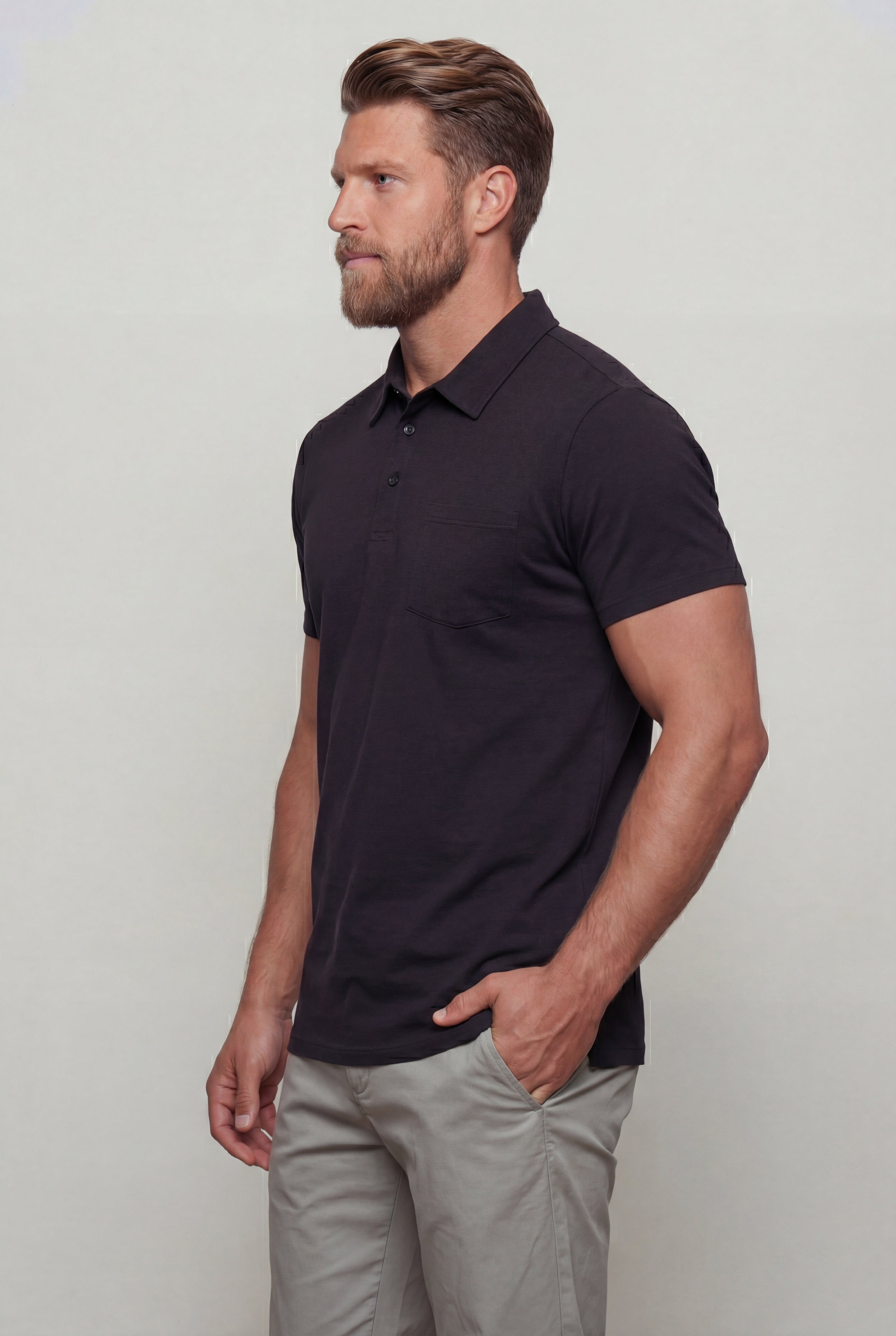 Heavyweight Jersey Polo Shirt image number 2