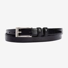 Synthetic Leather Belt with Classic Stitch Edge image number null