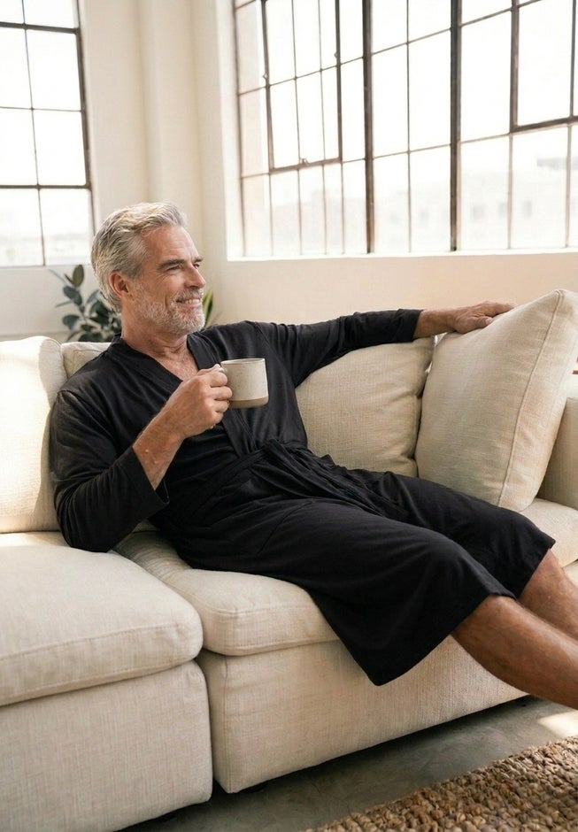 Cotton Jersey Robe image number 5