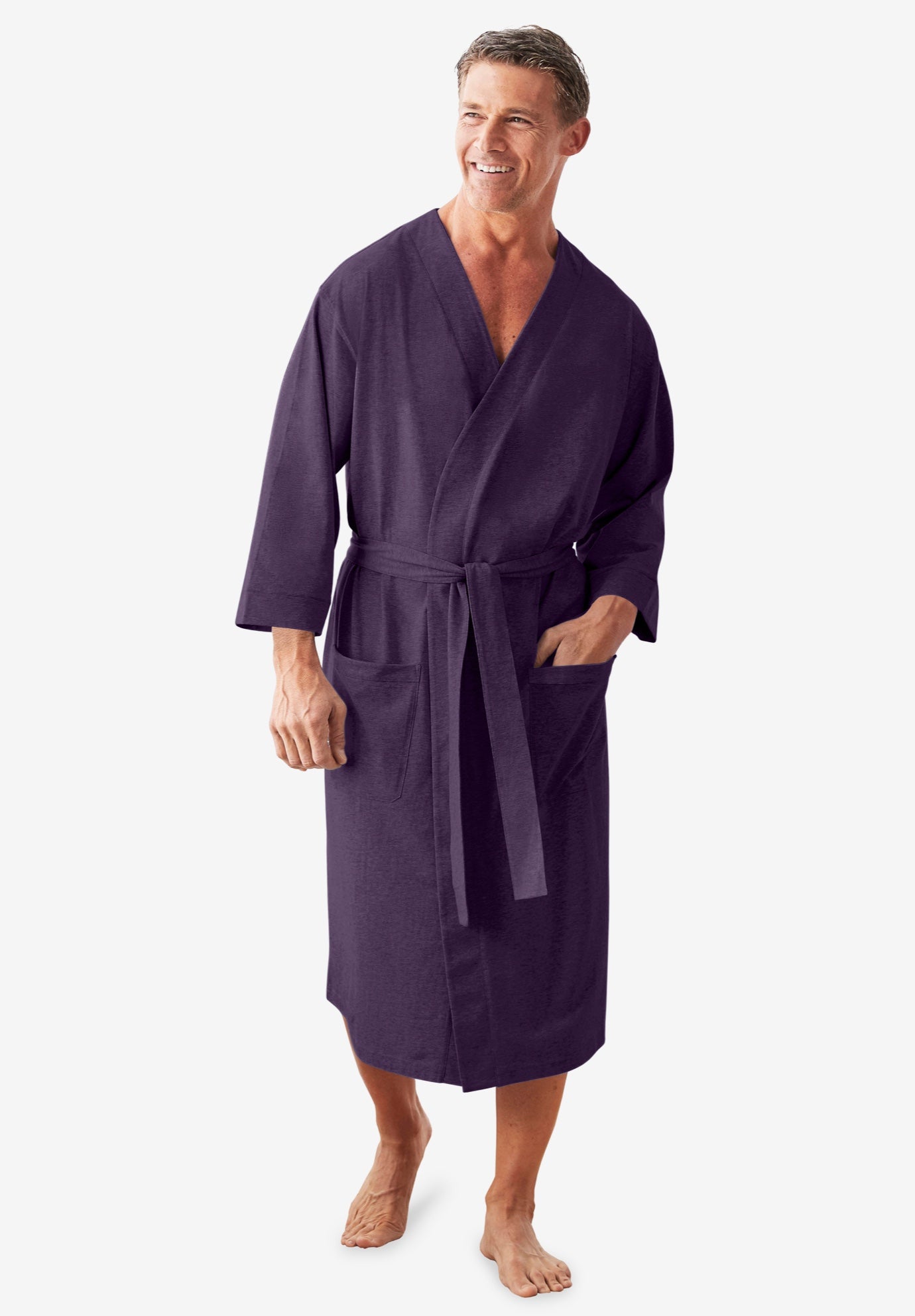 Cotton Jersey Robe image number 0
