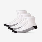 1/4 Length Cushioned Crew Socks 3-Pack image number null