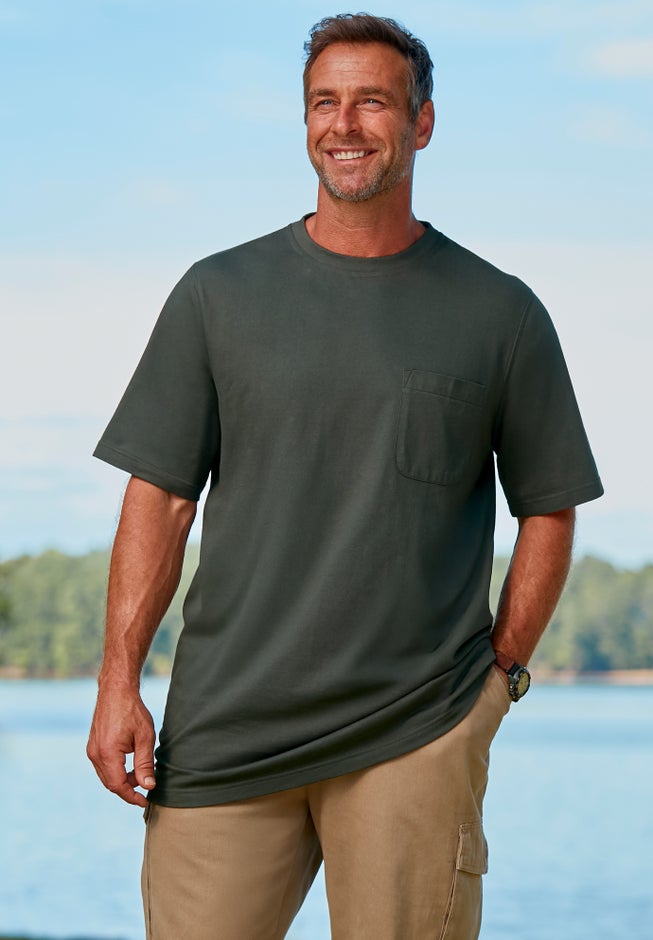 Heavyweight Pocket Crewneck T-Shirt image number 3