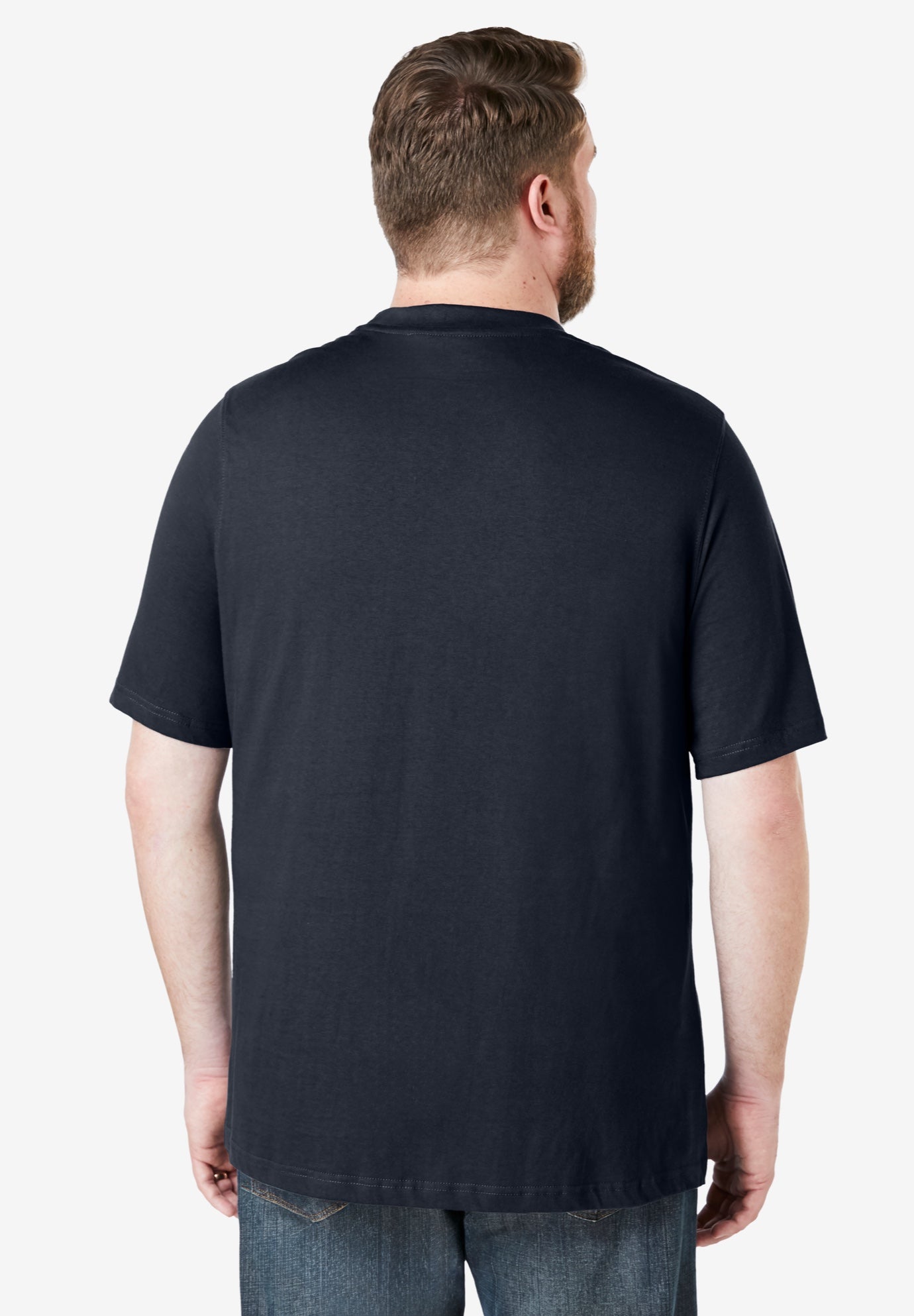 【Rest&Recreation】24HS★ POCKET CREWNECK T-SHIRT (X,XL) Heavyweight Pocket Crewneck T-Shirt - Relaxed Fit, Black