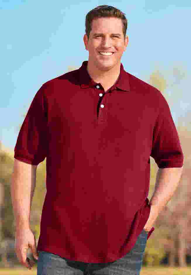 Shrink-Less™ Classic Cotton Polo Shirt image number 4