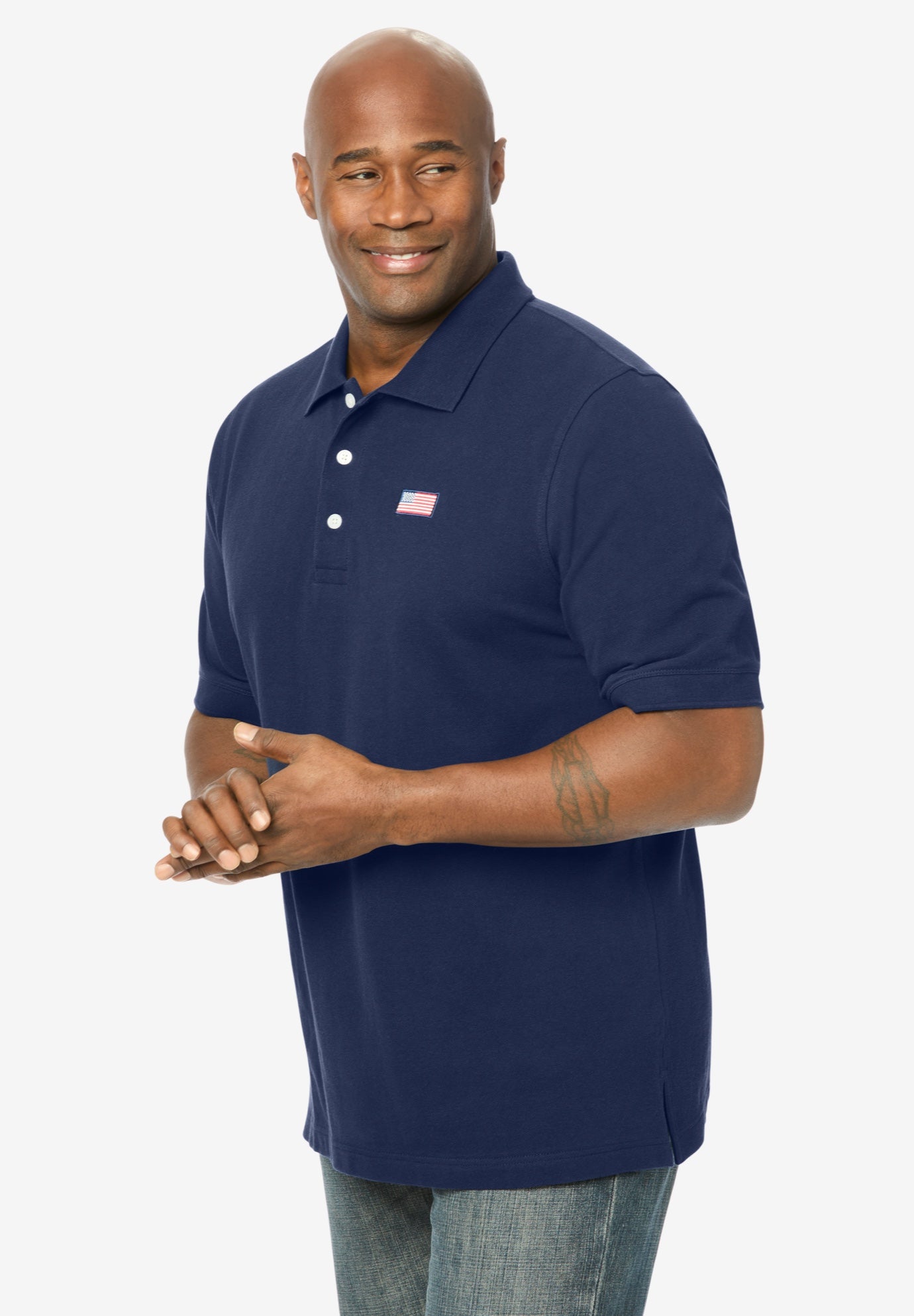 Shrink-Less&trade; Classic Cotton Polo Shirt image number 2