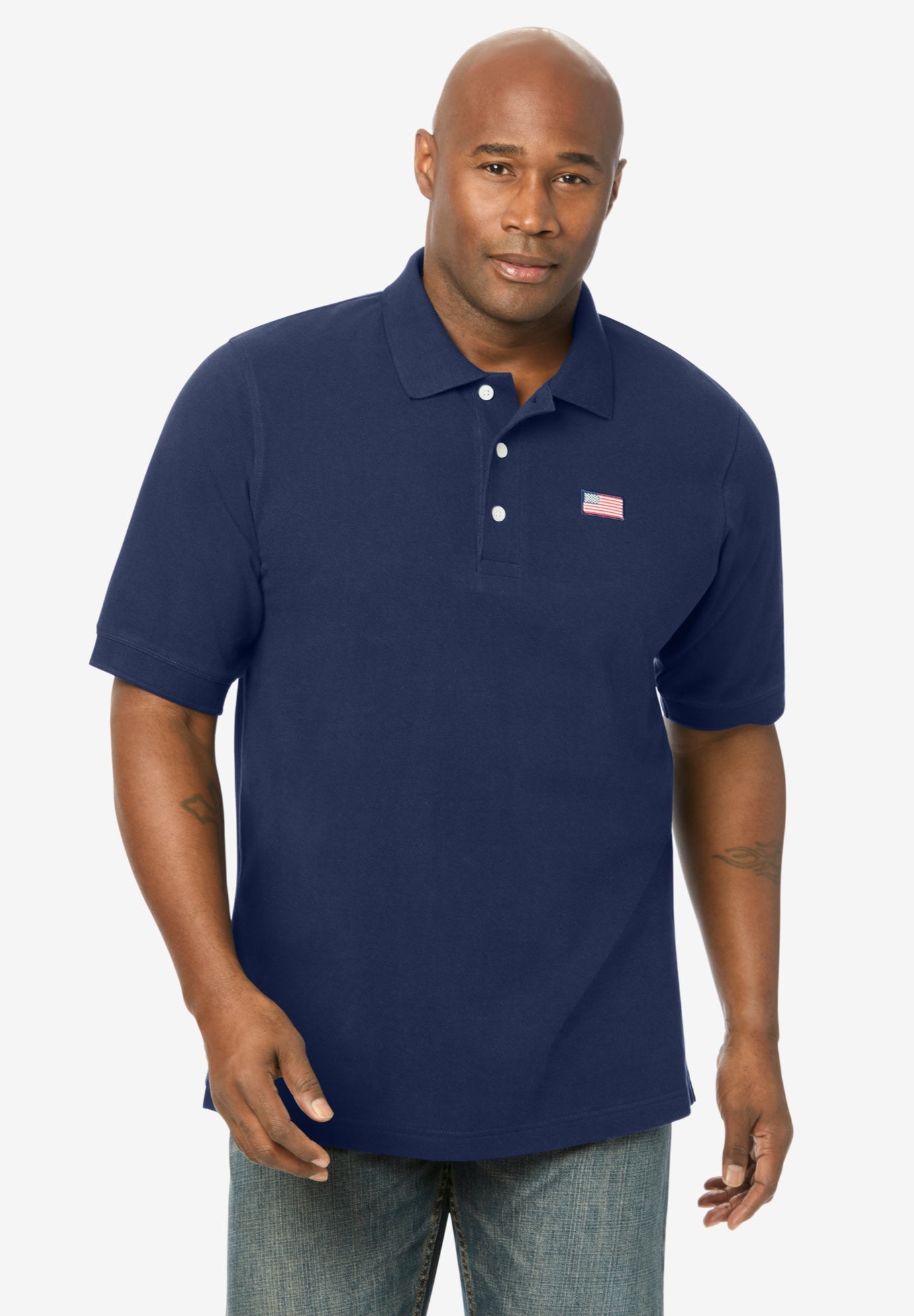 Shrink-Less&trade; Classic Cotton Polo Shirt image number 4