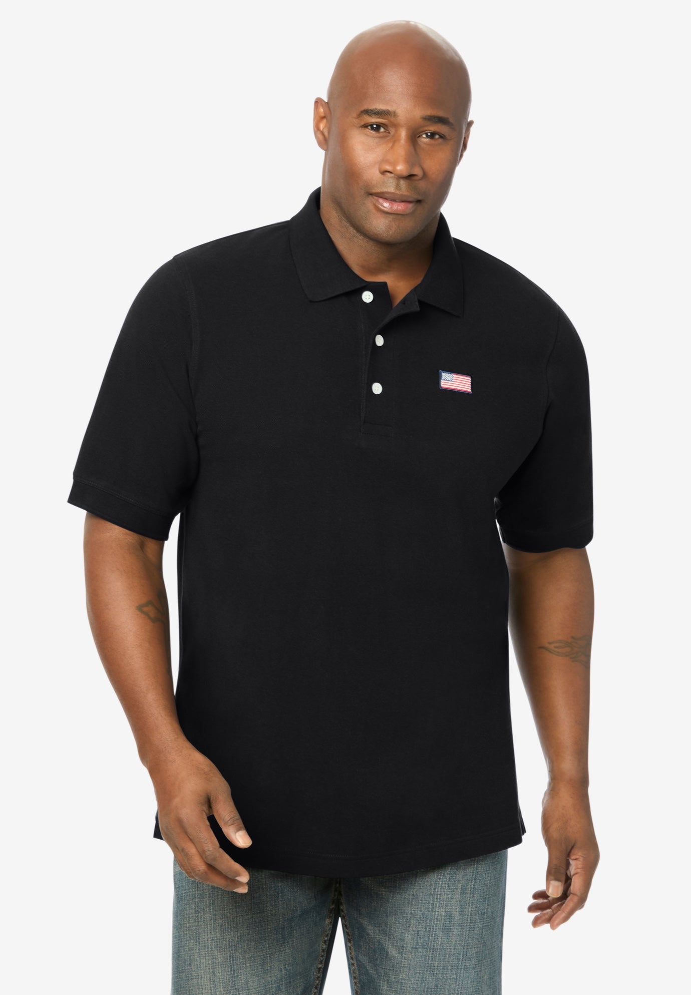 Shrink-Less&trade; Classic Cotton Polo Shirt image number 3