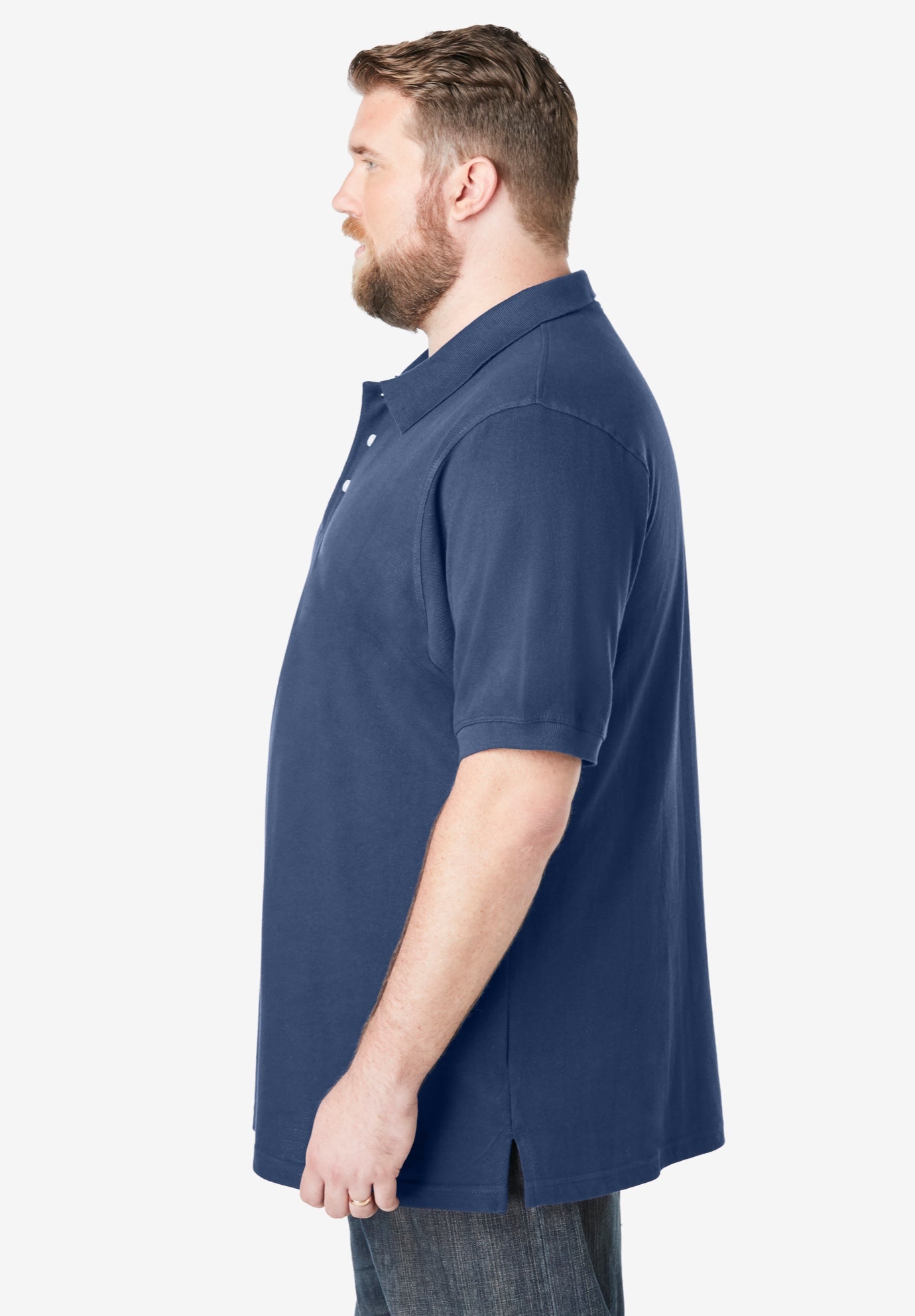 Shrink-Less&trade; Classic Cotton Polo Shirt image number 2