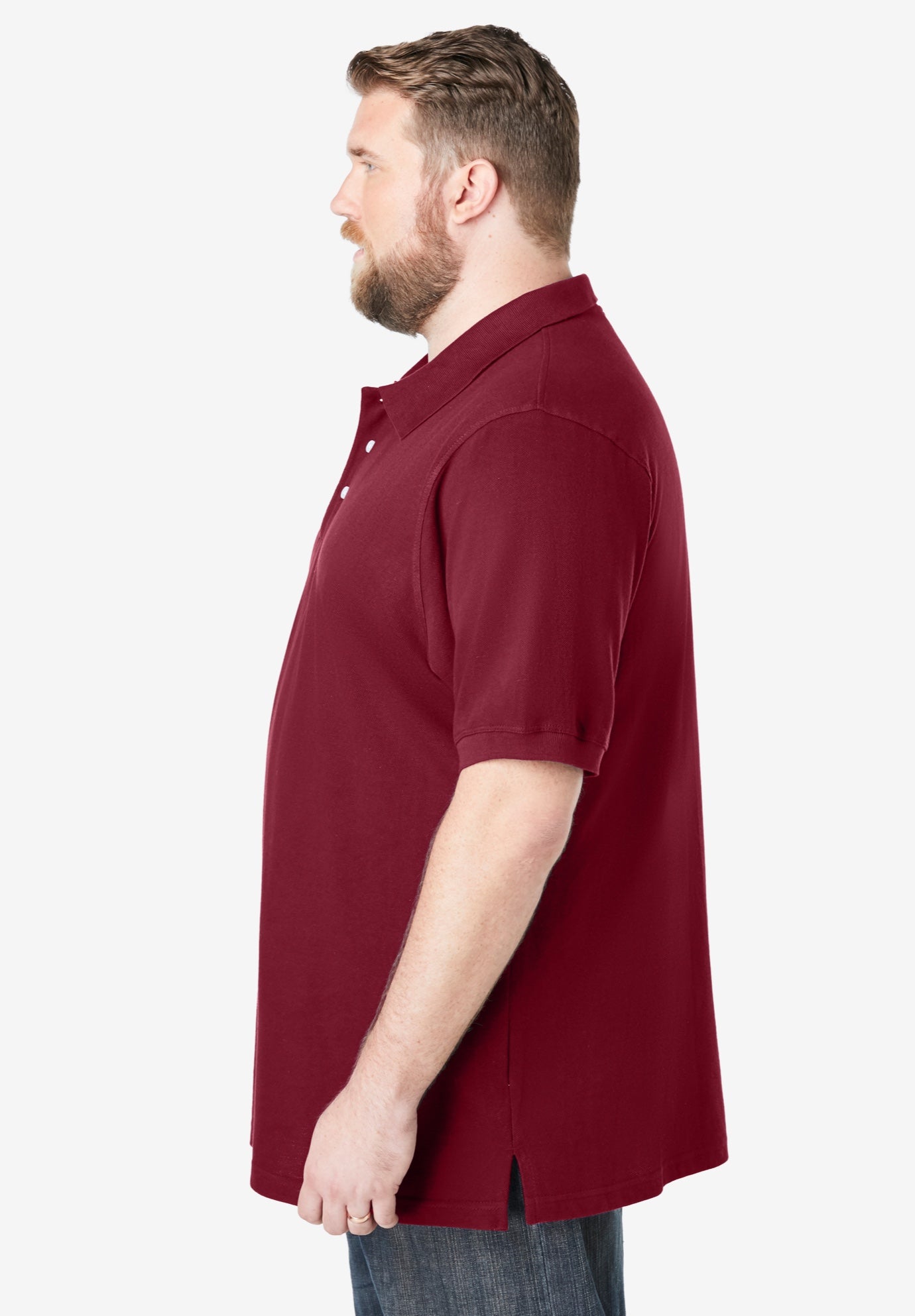 Shrink-Less&trade; Classic Cotton Polo Shirt image number 2
