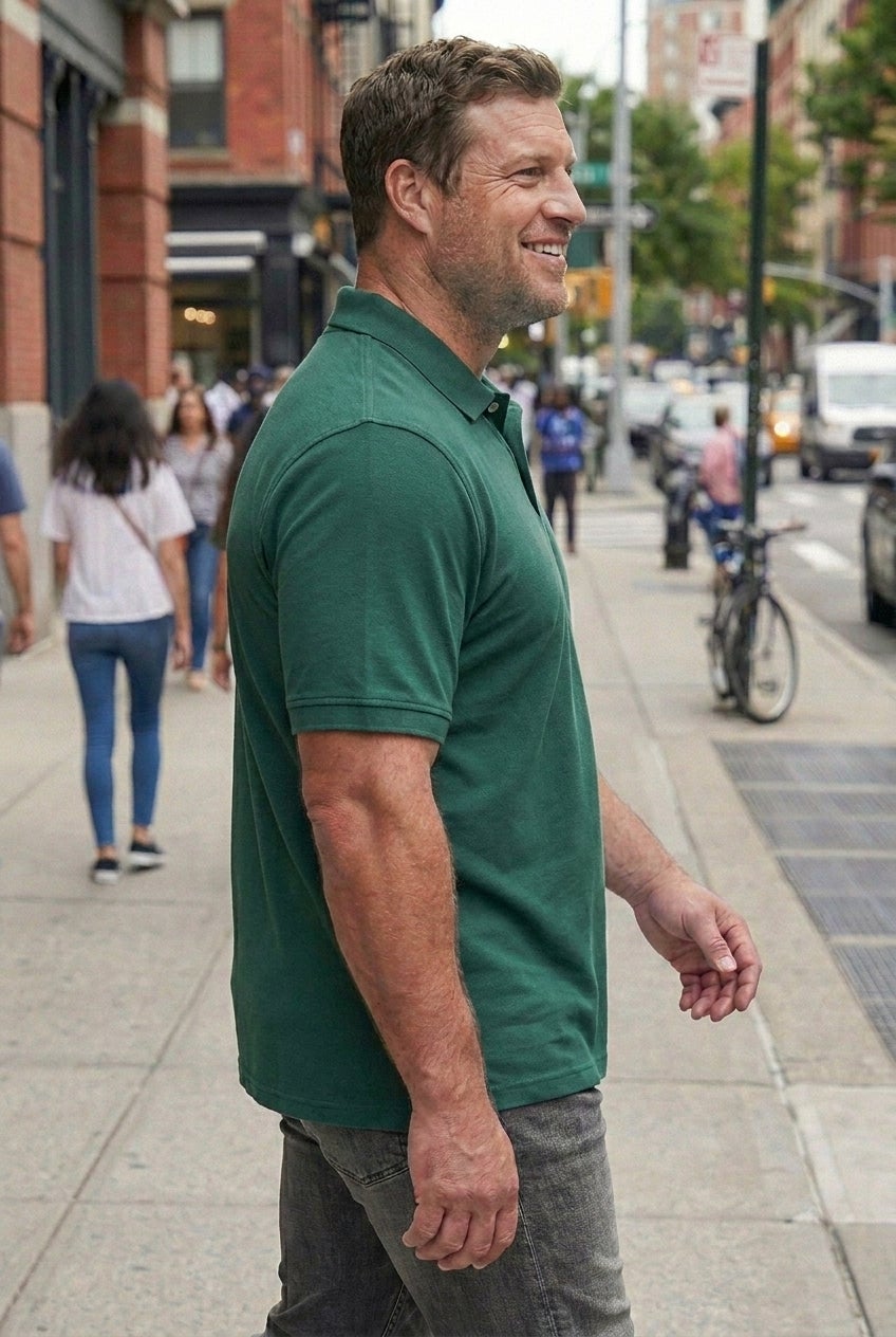 Shrink-Less&trade; Classic Cotton Polo Shirt image number 1