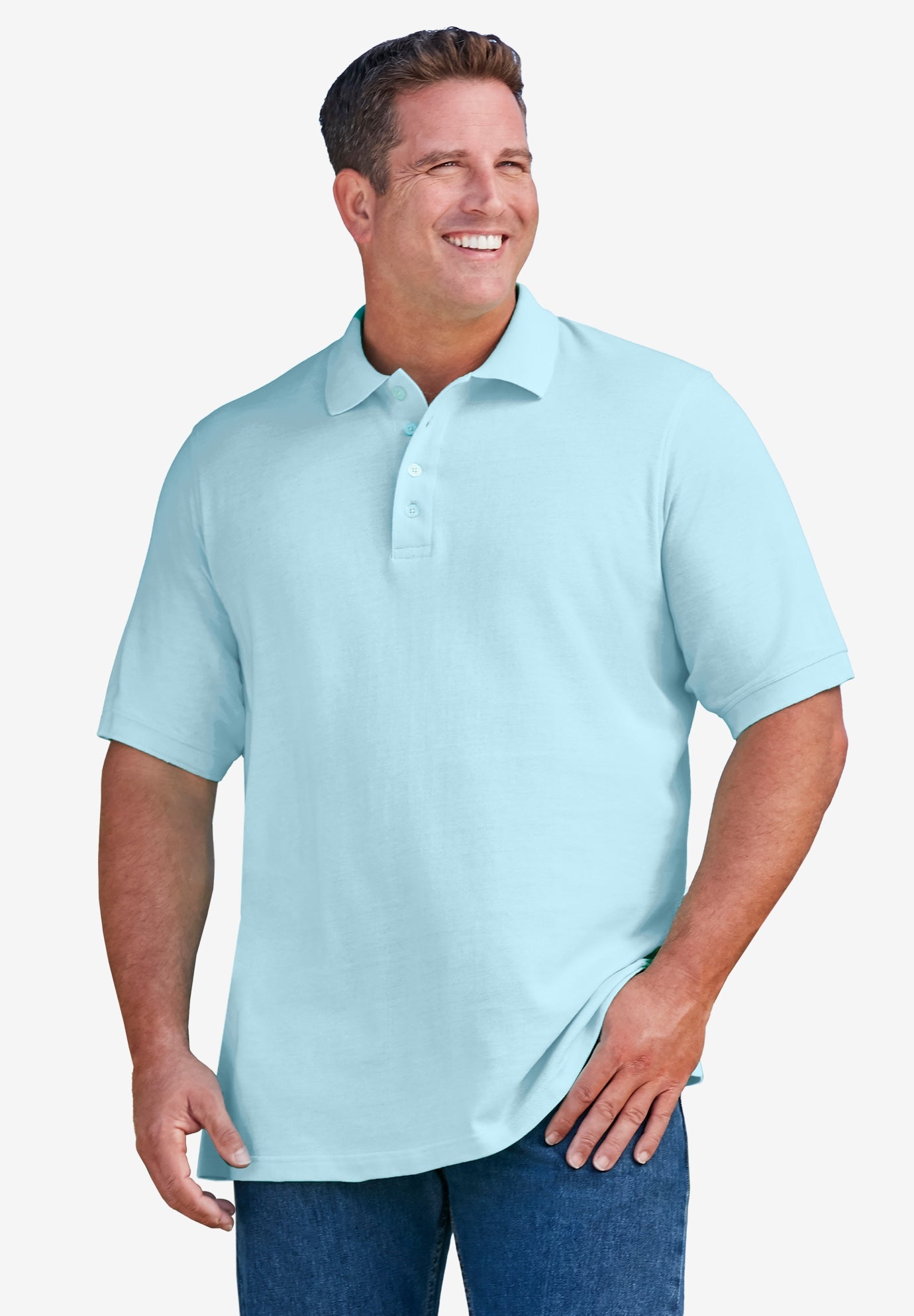 Shrink-Less&trade; Classic Cotton Polo Shirt image number 0
