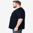 Shrink-Less Lightweight V-Neck Pocket T-Shirt image number null