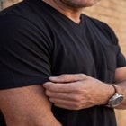 Shrink-Less Lightweight V-Neck Pocket T-Shirt image number null