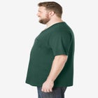 Shrink-Less Lightweight V-Neck Pocket T-Shirt image number null