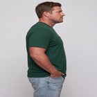 Shrink-Less Lightweight V-Neck Pocket T-Shirt image number 1