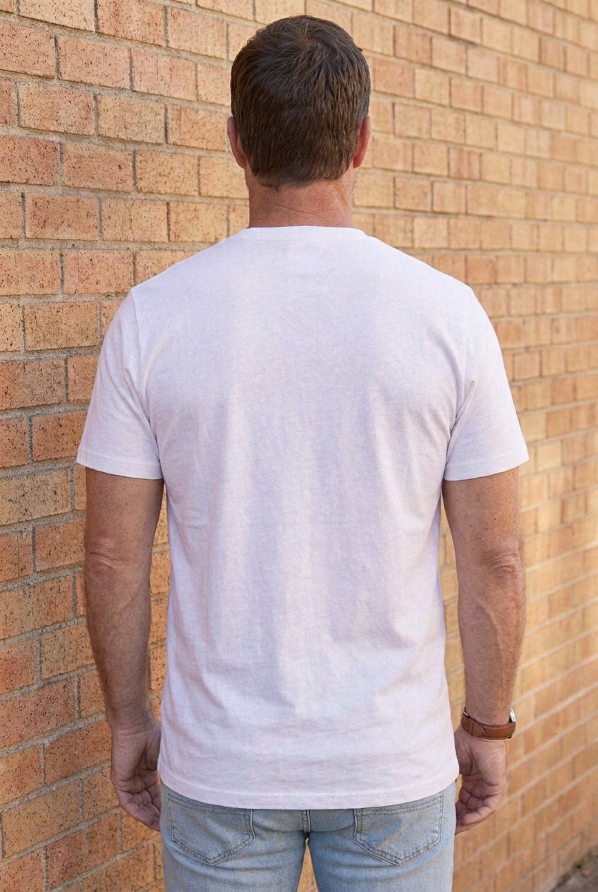 Shrink-Less Lightweight V-Neck Pocket T-Shirt image number 2