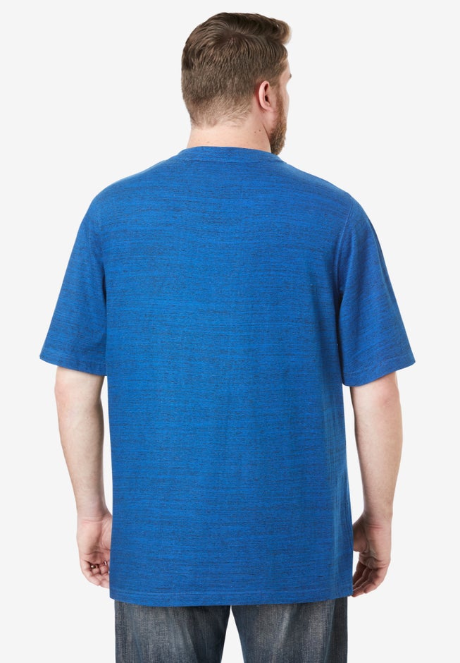 Shrink-Less Lightweight V-Neck Pocket T-Shirt image number 1