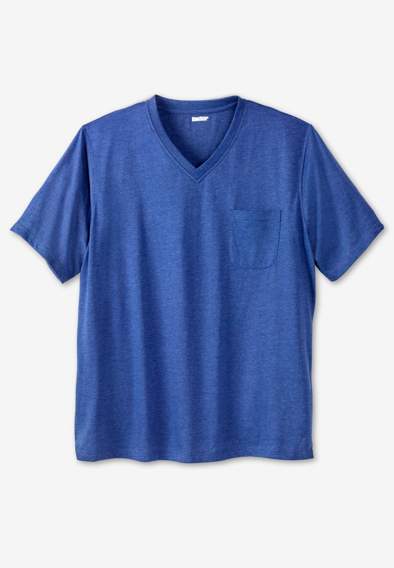 Shrink-Less Lightweight V-Neck Pocket T-Shirt image number 0