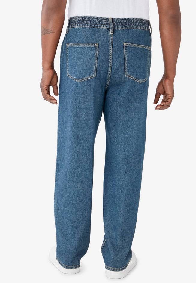 Loose Fit Comfort Waist Jeans image number 1
