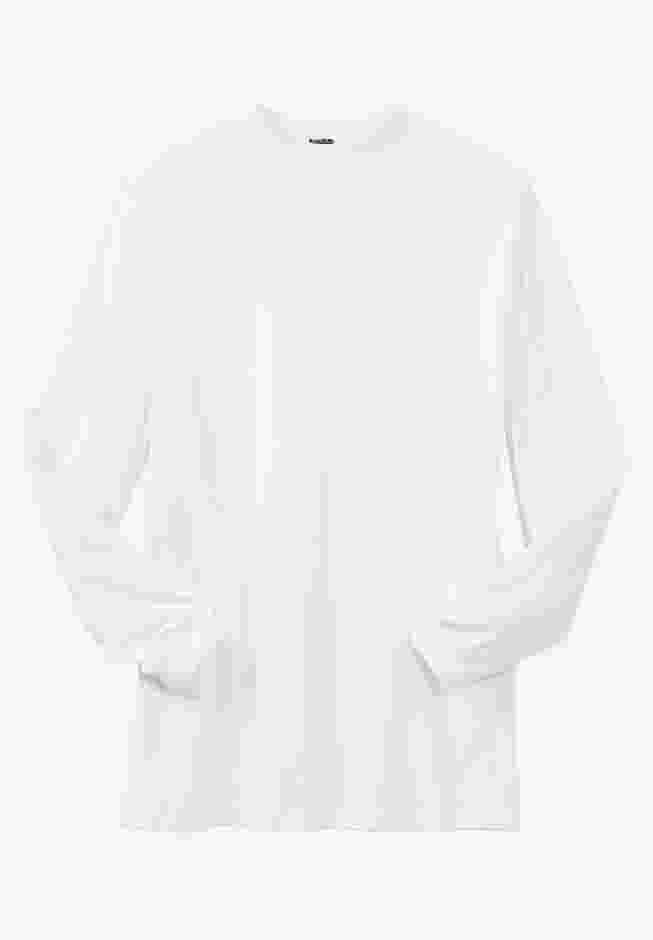 Mock Turtleneck Long-Sleeve Cotton Tee image number 0