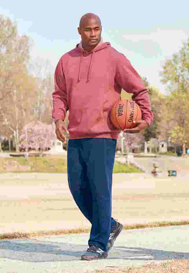 Lightweight Jersey Open Bottom Sweatpants image number 5