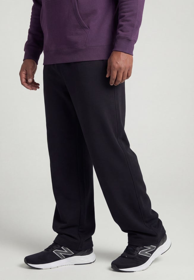 Lightweight Jersey Open-Bottom Sweatpants image number 2