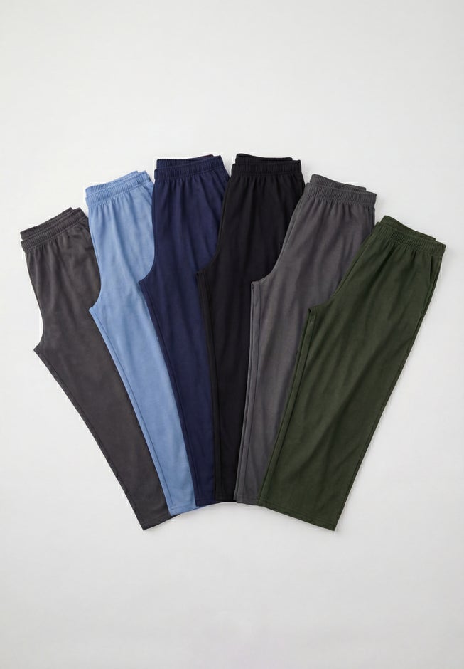 Lightweight Jersey Open-Bottom Sweatpants image number 5