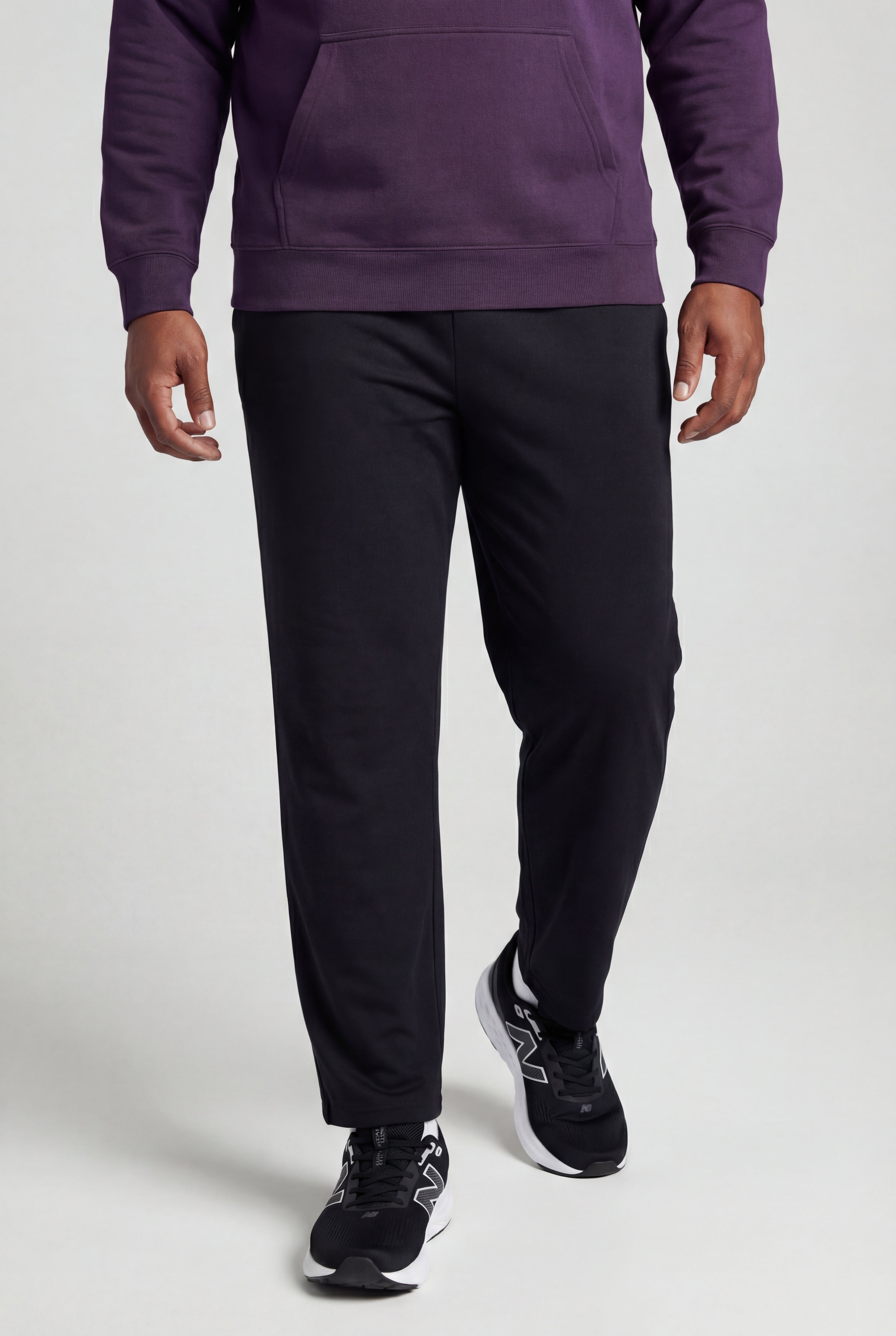 Lightweight Jersey Open-Bottom Sweatpants image number 0