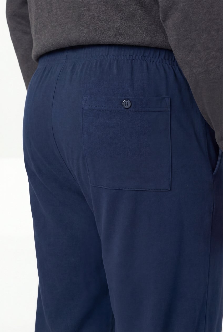 Lightweight Jersey Open-Bottom Sweatpants image number 6