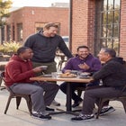 Lightweight Jersey Open-Bottom Sweatpants image number null