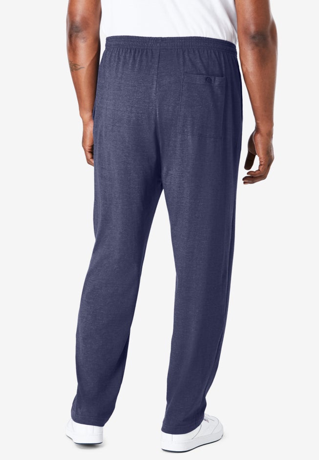 Lightweight Jersey Open-Bottom Sweatpants image number 2