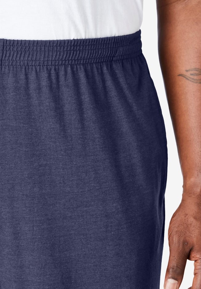 Lightweight Jersey Open-Bottom Sweatpants image number 3