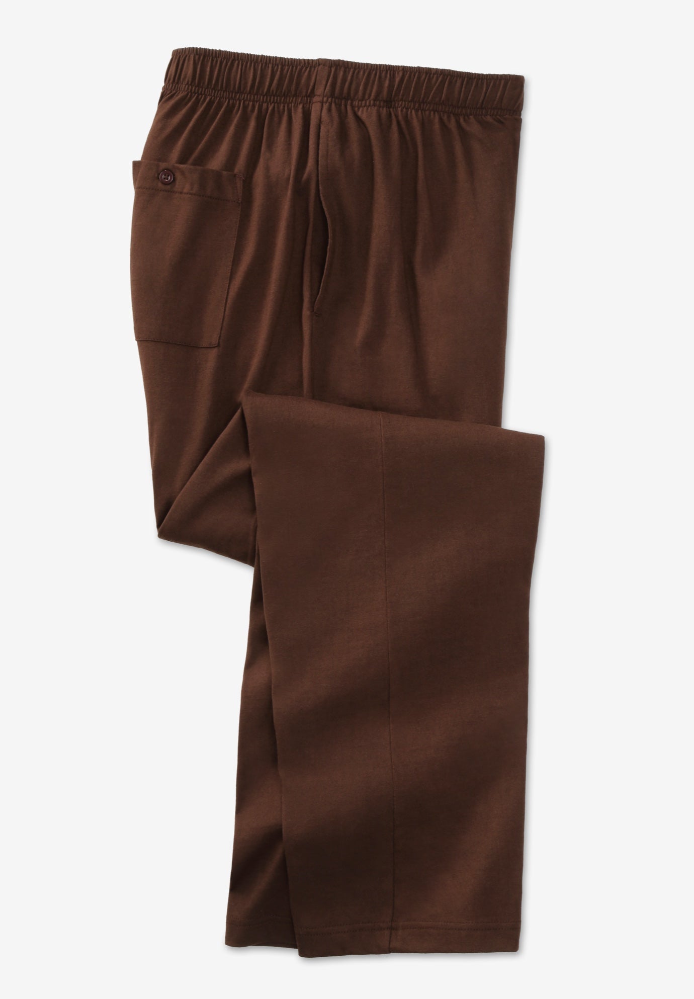 KingSize Men’s Big & Tall Lightweight Jersey Open-Bottom Sweatpants