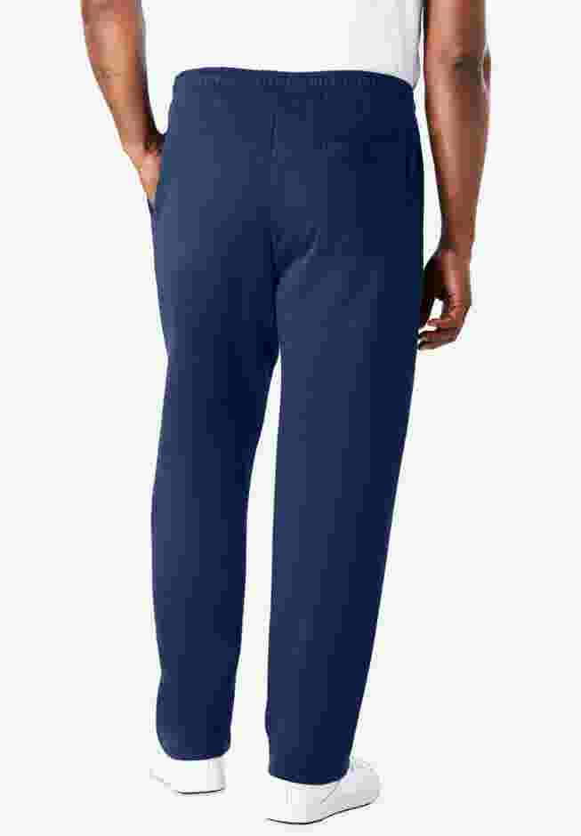 Fleece Open-Bottom Sweatpants image number 1