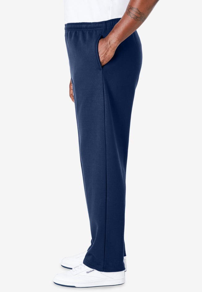 Fleece Open-Bottom Sweatpants image number 2