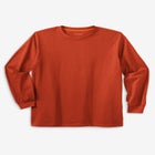 Heavyweight Long-Sleeve No Pocket Crewneck Tee image number null