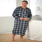Plaid Flannel Nightshirt image number null